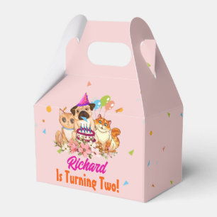 Hübsche Hunde Welpen-Themen-Kindergeburtstagsfeier Geschenkschachtel