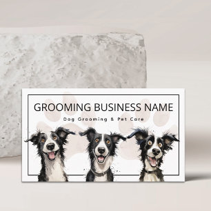 Hübsche Hunderede & Haustierpflege Spaß Modern Visitenkarte