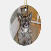 Hübsche Hundeverzierung Keramikornament (Rechts)