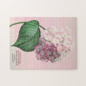 Hübsche Hydrangea Blume Art Faith Puzzle (Horizontal)