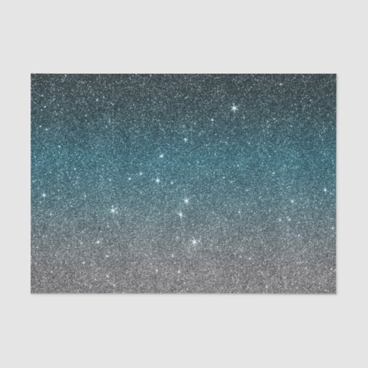 Hübsche Imitat-Glitzer-Steigung in Schwarzem, Seidenpapier (Vorderseite)