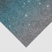 Hübsche Imitat-Glitzer-Steigung in Schwarzem, Seidenpapier (Ausschnitt)