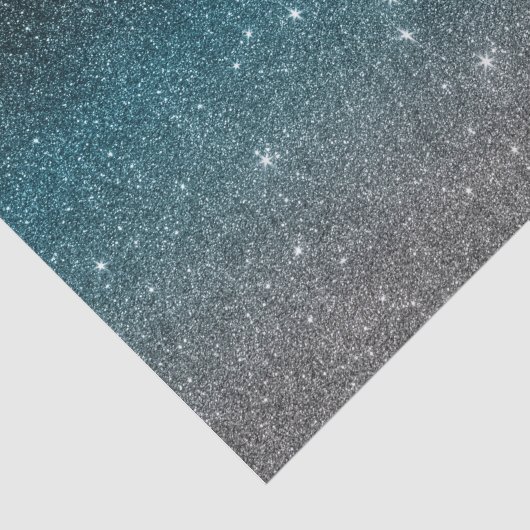 Hübsche Imitat-Glitzer-Steigung in Schwarzem, Seidenpapier (Ausschnitt)