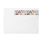 Hübsche Imitate Glitzer Gold geometrische Marmor-D (Rückseite)