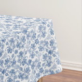 Hübsche Indigo-Blau-ethnische Tischdecke (Beispiel)