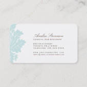 Hübsche Innenarchitekt-Geschäfts-Karten Visitenkarte (Rückseite)