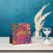 Hübsche Inspirationswirkung durch florale Inspirat Fotoplatte (InSitu)