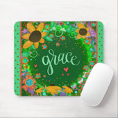 Hübsche Inspirierend Blumengrace-Inspirivity Mousepad (Mit Mouse)