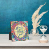 Hübsche inspirierende Dankbarkeit Joyful Zitat Fotoplatte (InSitu)