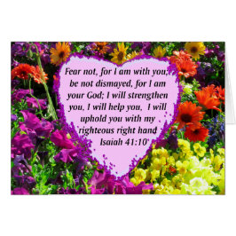 HÜBSCHE ISAIAH 41:10 BLUMENDESIGN