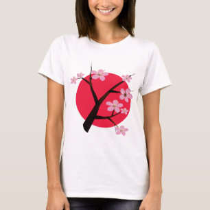Hübsche japanische Kirschblüte T-Shirt