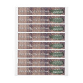 Hübsche Jolly Weihnachten Rustikales Holz (Bogen)