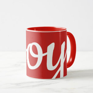 hübsche JOY-Schrift Tasse