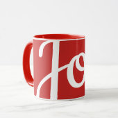 hübsche JOY-Schrift | Tasse (Vorderseite Links)