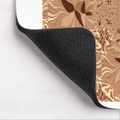 Hübsche Kaffeefarben Mousepad (Ecke)