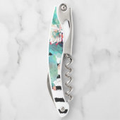 Hübsche Kakteen, schwarze Streifen Kellnermesser (Rückseite)