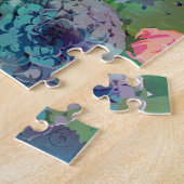 Hübsche Kakteen, schwarze Streifen Puzzle (Seite)