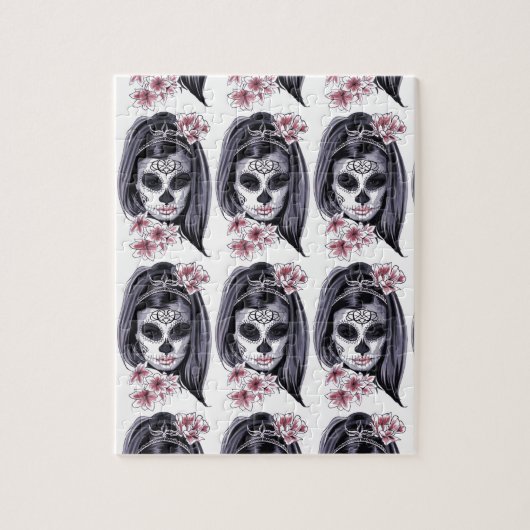 Hübsche Karnevalmaske Puzzle (Vertikal)