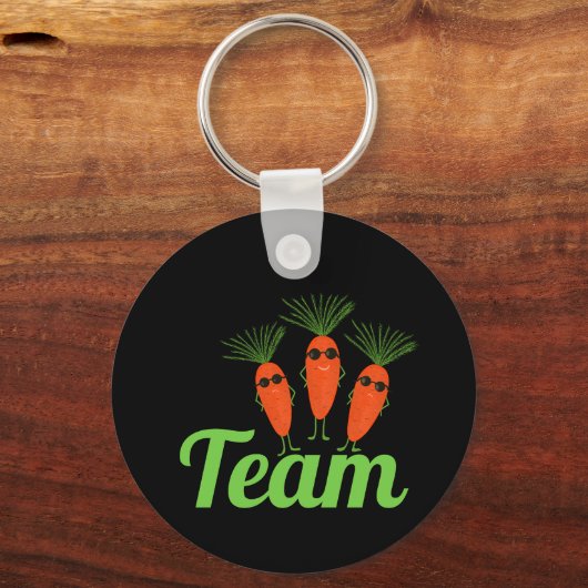 Hübsche Karotten Schlüsselanhänger (Vorderseite)