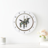 Hübsche Karussellpferde Wanduhr (Zuhause)