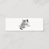 Hübsche Katze, die sich selfie macht, wählen Sie H Mini Visitenkarte (Vorderseite)