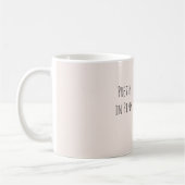 Hübsche Katze in rosa Kronenkleid Kaffeetasse (Links)