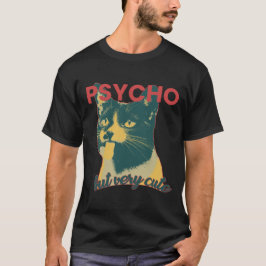 Hübsche Katze mit Zunge draußen T-Shirt