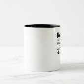 Hübsche Katze Mutter Papa Paw Liebhaber Geschenke Zweifarbige Tasse (Mittel)