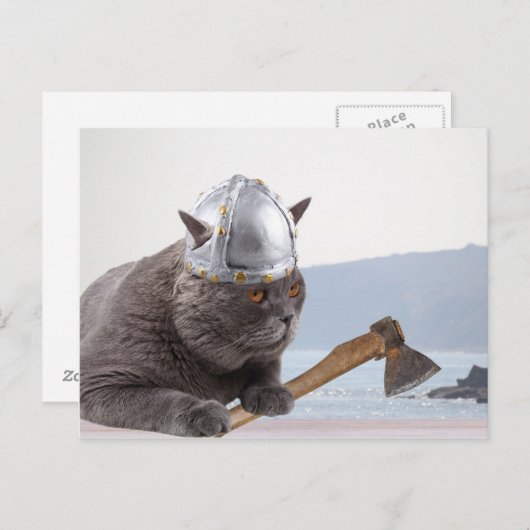 Hübsche Katze Postkarte (Vorne/Hinten)