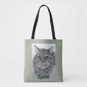 Hübsche Katze Squeek Tasche (Vorderseite)