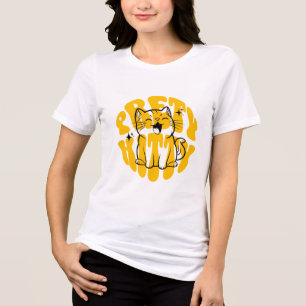 Hübsche Katze süße Katze Tri-Blend Shirt
