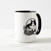 Hübsche Katze Tasse (VorderseiteRechts)