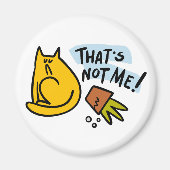 Hübsche Katze und ein gestürzter Blume Magnet (Vorne)