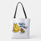 Hübsche Katze und ein gestürzter Blume Tasche (Rückseite)