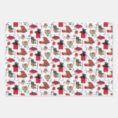 Hübsche Katzen in Weihnachtsboxen Geschenkpapier Set (Vorderseite 2)