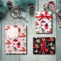 Hübsche Katzen in Weihnachtsboxen