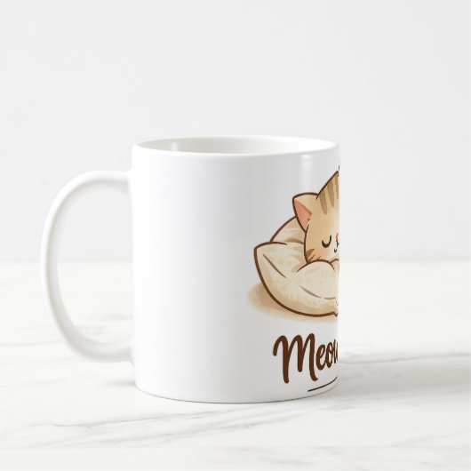 Hübsche Katzen-Kaffeetasse – Geschenk für Katzenli Kaffeetasse (Links)