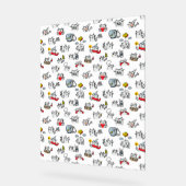 Hübsche Katzen, Milch und Magie. Acrylschild (Winkel)