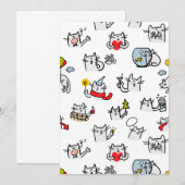 Hübsche Katzen, Milch und Magie. Ankündigung (Vorne/Hinten)