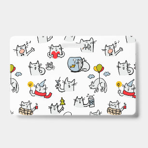 Hübsche Katzen, Milch und Magie. Ausweis