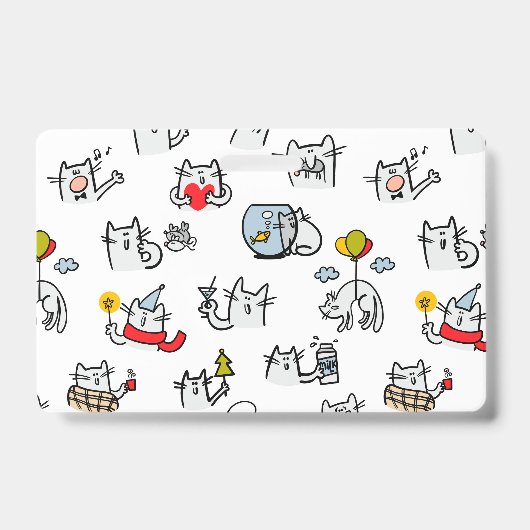 Hübsche Katzen, Milch und Magie. Ausweis (Vorderseite)