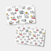 Hübsche Katzen, Milch und Magie. Ausweis (Vorder- & Rückseite)