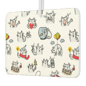 Hübsche Katzen, Milch und Magie. Autolufterfrischer (Links)