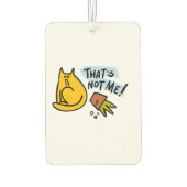 Hübsche Katzen, Milch und Magie. Autolufterfrischer (Rückseite)