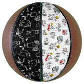 Hübsche Katzen, Milch und Magie. Basketball (Vertikal)