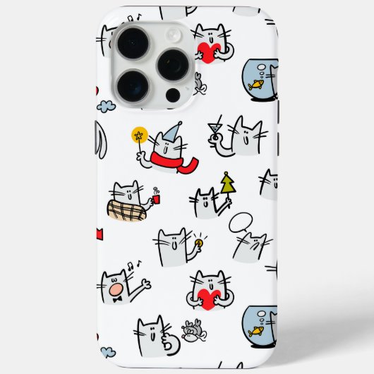 Hübsche Katzen, Milch und Magie. Case-Mate iPhone Hülle (Rückseite)