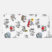Hübsche Katzen, Milch und Magie. Case-Mate iPhone Hülle (Rückseite (Horizontal))