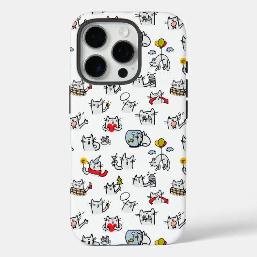 Hübsche Katzen, Milch und Magie. Case-Mate iPhone Hülle (Rückseite)