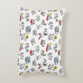 Hübsche Katzen, Milch und Magie. Dekokissen (Rückseite(Vertikal))