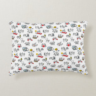 Hübsche Katzen, Milch und Magie. Dekokissen